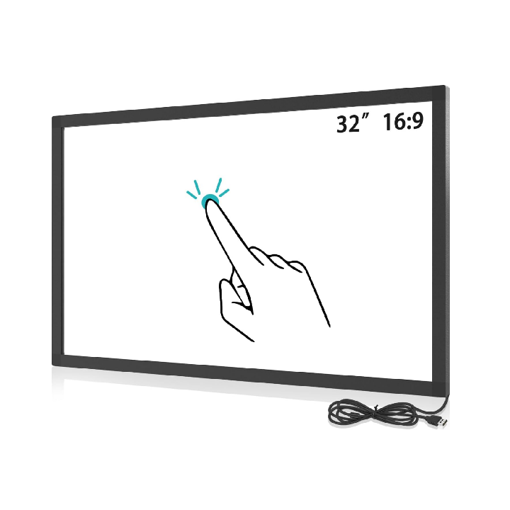 Televisor Tactil Multimedia Movil GreenTouch 55 Inch 10 Points Multi-Touch Infrarrojos Touch Marco, Visualización Táctil De Infrarrojos, IR Panel Táctil Television 75 Pulgadas