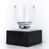 Vaso de Vidrio con Levitación Magnética Inalámbrica, con Peso Flotante de 500g y Espacio Libre de 20mm