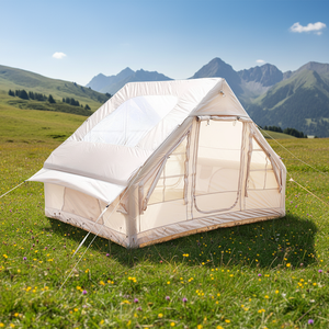 Tentes gonflables légères en <span class=keywords><strong>toile</strong></span> Oxford PVC 300D imperméable pour l'extérieur, design 6,3 m² pour le camping et la pêche - Product Image 1