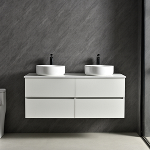 Meuble-lavabo mural moderne avec vasque en pierre, sans miroir inclus, design durable et facile <span class=keywords><strong>à</strong></span> nettoyer, résistant <span class=keywords><strong>à</strong></span> l'eau, <span class=keywords><strong>largeur</strong></span> 47-49 <span class=keywords><strong>cm</strong></span> - Product Image 1