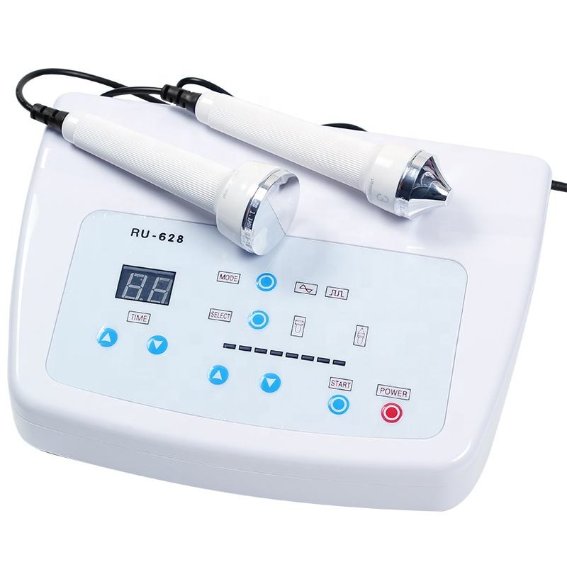 2 In 1 Ultrasonic Women Skin Care Whitening Freckle Removal High Frequency Lifting Skin Anti Aging Beauty Massage Facial Machine