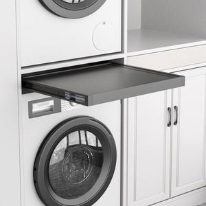 Washer Dryer Stacking Kit Adjustable <b>Small</b> Space Saving Solution Steel Washing Machine Stacking Kit For Home - Product Image 3