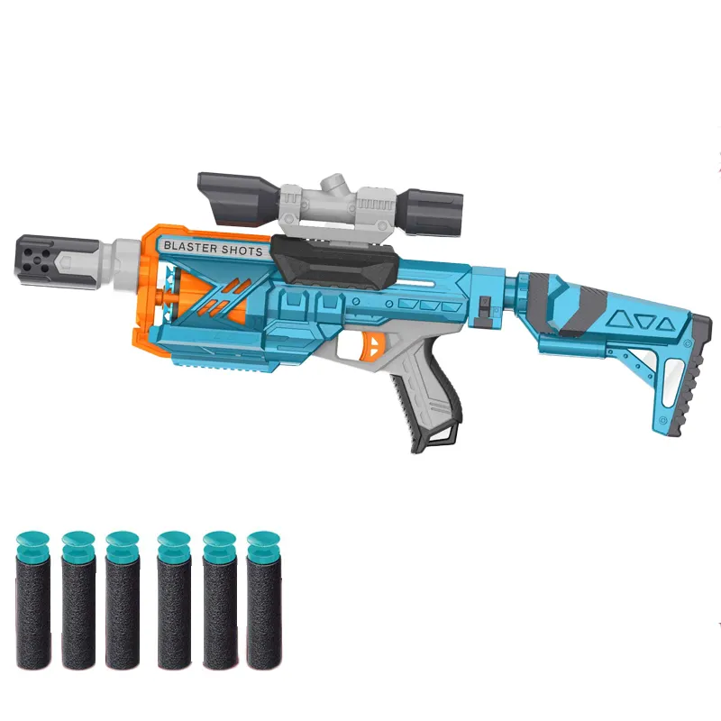 2021 Electronic Toys BBS Foam Shooting Air Electric Soft Bullet Gun For Kids Boys