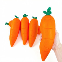 Jumbo Blind Box Squishy Toys Soft TPR Funny Simulation Carrot Giant Stress Relief Toys Slow Rebound Squishy Toys