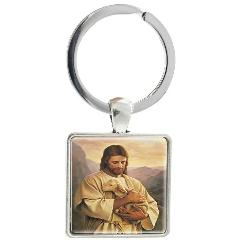 Hot Sale Pendant Jewelry Bag Charm Goddess Keyrings Holder Special Accessories Christian Jesus Key Chain