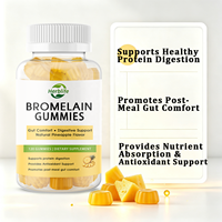Gummies de bromélaïne en marque blanche OEM pour le confort intestinal, la digestion des protéines et le soutien antioxydant – Complément alimentaire aux enzymes digestives