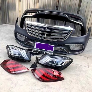 Kit de Actualización de Carrocería Completo para <span class=keywords><strong>Mercedes</strong></span> Clase S W222 AMG, Modificación de Modelo Antiguo a Nuevo Modelo S65 <span class=keywords><strong>Maybach</strong></span> S450 - Guardabarros Delantero y Trasero - Product Image 1