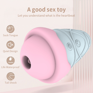 Silikon Klitoris süß saugen Vibrator Eis Ton Vibrator weibliche Stimulation Sexspielzeug - Product Image 5