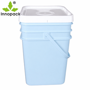 <span class=keywords><strong>Venta</strong></span> al por Mayor de <span class=keywords><strong>Bidones</strong></span> de Plástico Cuadrados Coloridos de 20l, Cubeta de Plástico Grande con Asa y Tapa - Product Image 5