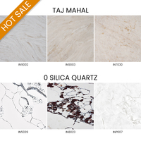Comptoirs en pierre de quartz Calacatta dalle de surface solide d'épaisseur de 20mm pour la conception de dessus de table de cuisine moderne