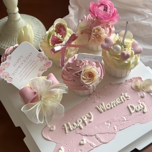 Décoration de gâteau en papier « Miel et Douceur » pour la Fête des Femmes, style INS, pour la Fête des Mères, carte de vœux décorative - Product Image 2