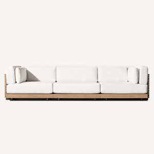 Nordico impermeabile cuscino esterno terrazza balcone angolo combinazione di <span class=keywords><strong>legno</strong></span> mobili <span class=keywords><strong>da</strong></span> <span class=keywords><strong>giardino</strong></span> Teak <span class=keywords><strong>Set</strong></span> divano <span class=keywords><strong>da</strong></span> <span class=keywords><strong>giardino</strong></span> - Product Image 2