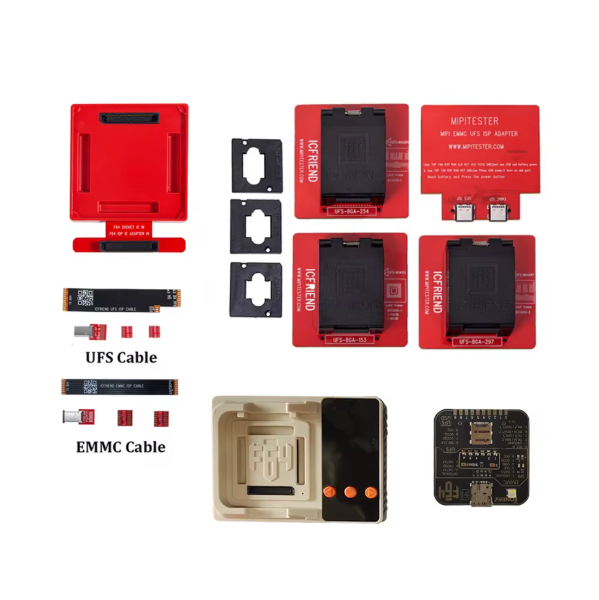 NEWEST MIPITESTER F64 Adapter Flash 64 ISP UFS BGA153 254 297 UFS 5 in 1 Adapter Mobile Flash Tool