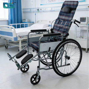 Silla de Ruedas Manual Ligera con Respaldo Alto para el Cuidado en el Hogar, para Personas Mayores con Discapacidad, Plegable, para Hospital - Product Image 4