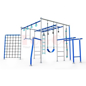 American <span class=keywords><strong>Ninja</strong></span> Warrior <span class=keywords><strong>Obstacle</strong></span> <span class=keywords><strong>Course</strong></span> Sân Chơi Gần Tôi Trò Chơi Thiết Lập Cho Trẻ Em - Product Image 2