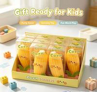 En gros Squishies en forme de blocs de maïs, à son croquant, à presser, saveurs Ananas, Pudding au fromage, Cacahuète, Mangue