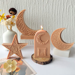 <span class=keywords><strong>Castillo</strong></span> vela molde Ramadán decoración vela molde arco puerta silicona molde Luna estrella vela molde Ramadán regalo idea decoración del hogar - Product Image 5