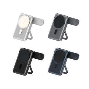 YDY CK801 caricatore magnetico Multi-dispositivo Wireless e Power Bank con QC3.0 Type-C 15W cavalletto pieghevole 3-in-1 per tutti i dispositivi - Product Image 5