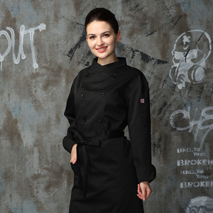 Diseños de Uniformes para Restaurantes, Chaqueta de Chef Ejecutiva Italiana con Logotipo, Uniforme de Chef para Hombre - Product Image 5