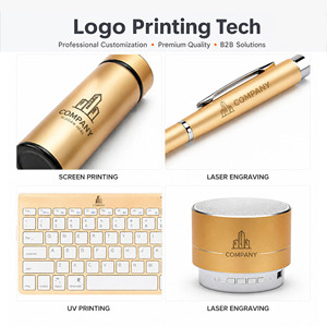 Set Regalo Aziendale di Lusso 7 in 1 per Uomo, Vendita all'Ingrosso, con Logo, Tastiera e Mouse Wireless - Product Image 4