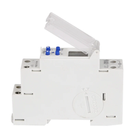 Minuterie numérique mince AC/DC 24-265V ZYT20 10A 250V Interrupteur minuterie micro-ordinateur sur rail DIN