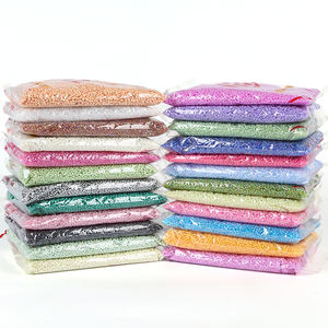 Venta Directa de Fábrica de Cuentas de Cristal de Semilla de Buena Calidad 2mm 3mm 4mm, Rocallas Redondas/Canutillos/Corte Doble, Mini Cuentas para Fabricación de Joyería - Product Image 4