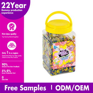 Toy <span class=keywords><strong>Candy</strong></span> Fruity Flavors Chicle de dibujos animados con pegatina de tatuaje Chicle en embalaje de botella - Product Image 4