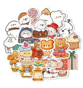Mignon Dessin Animé Pokémon Étanche Vinyle Adhésif <span class=keywords><strong>Autocollant</strong></span> Die Cut Kiss Cut Ordinateur Portable Cadeau Décoration Promotion pour Bougies - Product Image 2