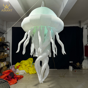 Méduse gonflable géante suspendue pour événement sur le thème de l'océan - Product Image 6