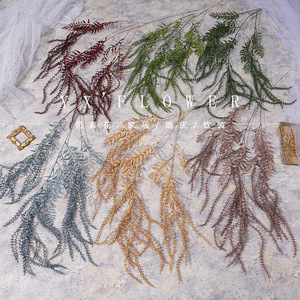 Bouquet artificiel en forme de larme, artisanat, en caoutchouc souple, décoration de mariage, ornement de salon - Product Image 1
