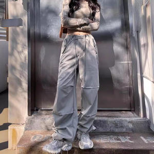 Nuovi pantaloni estivi da bambino e ragazza pantaloni larghi larghi da donna pantaloni sportivi larghi da donna - Product Image 3