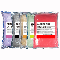 Coffret Cadeau de Poudre de Masque Gelée Peel-Off aux Pétales de Fleurs pour Poitrine et Maillot de Bain, 50 Saveurs, Lot de 5 ou 10 pièces