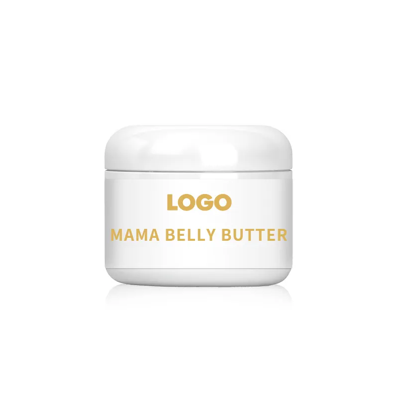 OEM Mama Belly Butter Stretch Mark Prevention Shea Butter Ultra Rich Body Oil Moisturizing Base Cream With Vitamin E