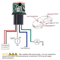 Rastreador GPS 4G Oculto con Relé MiCODUS MV930G, Anti-Interferencia, Ubicación en Tiempo Real, Dispositivo de Rastreo GPS para Automóvil con Interruptor de Apagado