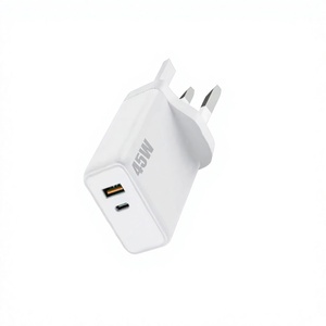 Original 45W PD Fast Charger Slim <b>USB</b> <b>C</b> Wall <b>Plug</b> Dual Mobile Charging <b>Adapter</b> for Android Phone Laptop GAN Material for Camera - Product Image 1