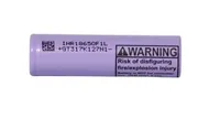 Nouvelles cellules au lithium 18650 F1L 3,7 V 3400 mAh avec courant de décharge de 6 A, cellule INR18650 F1L 3400 mAh, batterie 18650