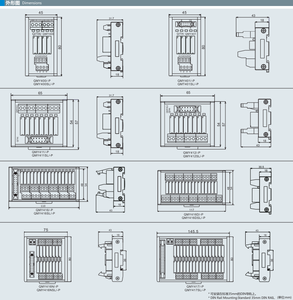 Qmy416 5a dc24v 7.5a रिले मॉड्यूल 4 8 16 32 चैनल पीएलसी टर्मिनल ब्लॉक - Product Image 5