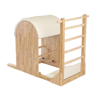 Appareil de Pilates Maple, Reformer personnalisé, Équipement de Pilates, Structure en alliage d'aluminium, Ladder Barrel de Pilates, pour studio de Pilates de haut niveau