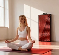 Appareil de luminothérapie LED infrarouge 5 longueurs d'onde à écran tactile pour soins de la peau et du corps, pour salons et saunas, modèle OEM/ODM, panneau vertical
