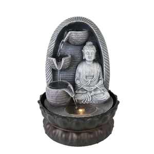 Offre Spéciale décoration de la maison petit YayBuddha indien <span class=keywords><strong>bouddha</strong></span> <span class=keywords><strong>fontaine</strong></span> de table d'eau en Base en plastique polyrésine Durable - Product Image 2