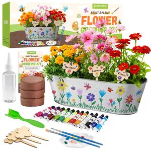 Kit <span class=keywords><strong>de</strong></span> démarrage <span class=keywords><strong>de</strong></span> bonsaï d'intérieur pour enfants, ensemble <span class=keywords><strong>de</strong></span> jardinage pour les 5-12 ans, <span class=keywords><strong>cadeau</strong></span> <span class=keywords><strong>de</strong></span> Pâques et d'anniversaire - Product Image 1