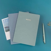 Carnet de notes personnalisé Morandi à couverture souple, carnet écologique A5 A6 mignon petit Journal rose en cuir, planificateur d'école bon marché