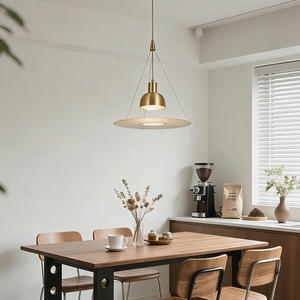 Copper Modern Minimalist Scandinavian Designer Luxury Gold LED <b>Pendant</b> Chandelier for Living Room with Middle Size - Product Image 1