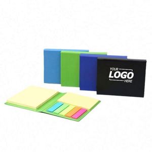 Ensemble de blocs-notes colorés de style Ins, blocs-notes réutilisables de plusieurs tailles, blocs-notes adhésifs personnalisés avec logo pour le bureau, cadeaux scolaires - Product Image 1