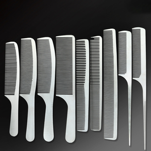 Mejor calidad profesional Moq bajo logotipo personalizado peine de Metal para el cabello resaltar para salón - Product Image 1