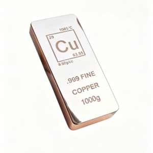 Copper Bar Investment Copper Bar 1KG 999 High Purity for Collection & <b>Storage</b> 1kg 99.9% Pure Custom <b>Weight</b> Investment Copper Bar - Product Image 2