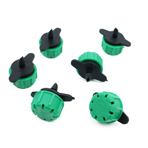 500 pièces Goutteur en ligne <span class=keywords><strong>vert</strong></span> réglable <span class=keywords><strong>à</strong></span> 8 trous en plastique 0-135L pour micro-irrigation, émetteur d'eau pour <span class=keywords><strong>tuyau</strong></span> de 1/4 pouce - Product Image 5