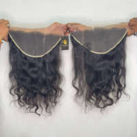 Wig Rambut Asli 13x4 13x6 HD Lace Closure Frontal, Sudah Di-pre Plucked, 13x6 Rambut Ikal Bergelombang, Ekstensi Rambut Asli Mentah, Supplier