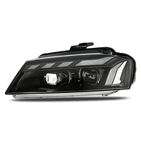 Ensemble de phares LED JSL pour Audi A3 8P Facelift 2008-2012, mise à niveau style RS, lentille de projecteur DRL, clignotant dynamique, plug and play