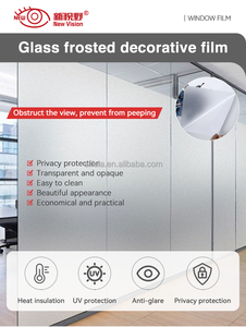 Vendita calda pellicola privacy INI 100-5 formato 1.52*30m PET 2 mil Glassato film per casa e ufficio di vetro - Product Image 5